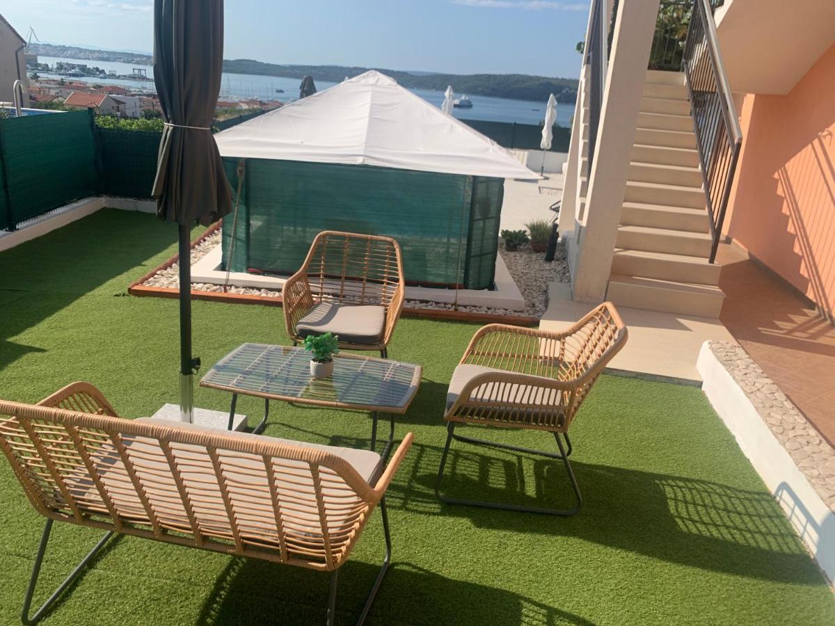 Apartments Villa Bella Vista Seget Трогир Экстерьер фото